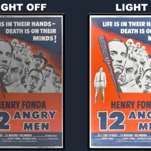 12 Angry Men LED Backlit Poster Frame – Movie Display