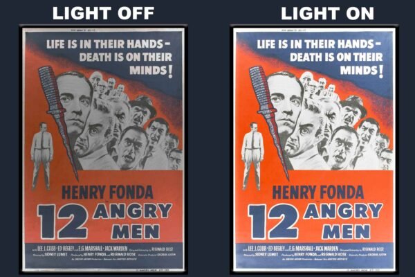 12 Angry Men LED Backlit Poster Frame – Movie Display