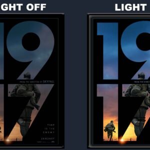 1917 LED Backlit Poster Frame – Epic War Drama Collectible Wall Art