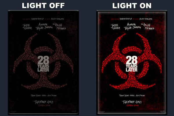 28 Years Later LED Backlit Poster Frame – Movie Display