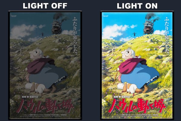 Howl’s Moving Castle Hauru No Ugoku Shiro LED Backlit Poster Frame – Movie Display