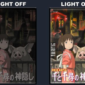 Spirited Away Sen To Chihiro No Kamikakushi LED Backlit Poster Frame – Movie Display