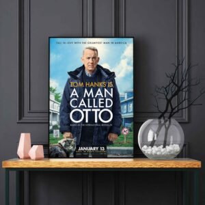 A Man Called Otto LED Backlit Poster Frame – Movie Display