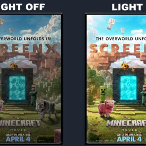 Minecraft Movie LED Backlit Poster Frame – ScreenX Edition