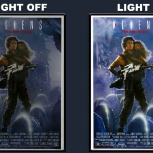 Aliens LED Backlit Poster Frame – Sci-Fi Horror Classic Movie Display
