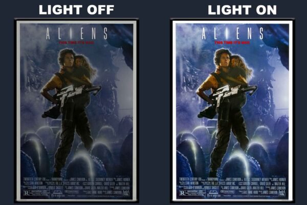 Aliens LED Backlit Poster Frame – Sci-Fi Horror Classic Movie Display