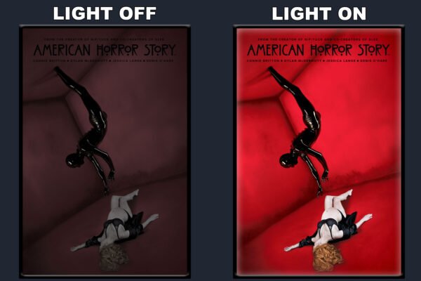 American Horror Story LED Backlit Poster Frame – Movie Display