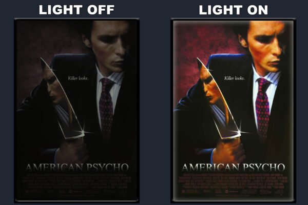 American Psycho LED Backlit Poster Frame – Movie Display