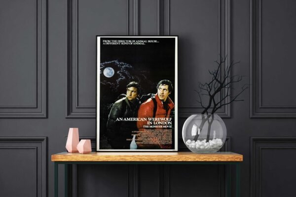 An American Werewolf In London LED Backlit Poster Frame – Movie Display