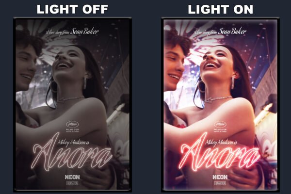 Anora LED Backlit Poster Frame – Movie Display