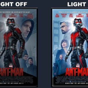 Ant Man LED Backlit Poster Frame – Marvel Superhero Action Wall Art