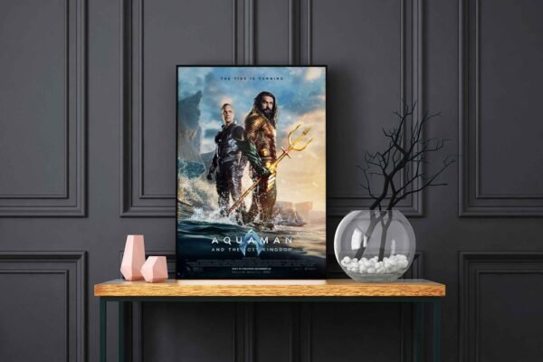 Aquaman And The Lost Kingdom LED Backlit Poster Frame – Movie Display