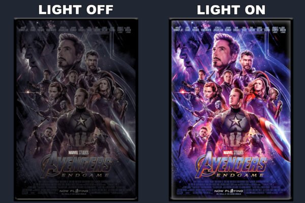 Avengers Endgame LED Backlit Poster Frame – Movie Display