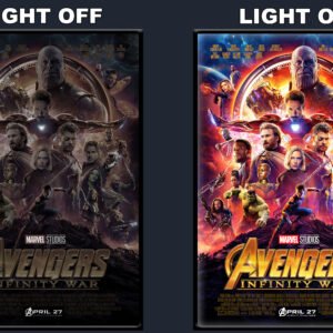 Avengers Infinity War LED Backlit Poster Frame – Movie Display