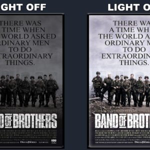 Band Of Brothers LED Backlit Poster Frame – Movie Display