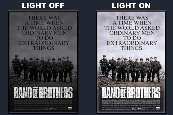 Band Of Brothers LED Backlit Poster Frame – Movie Display