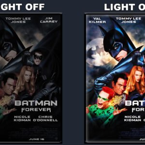 Batman Forever LED Backlit Poster Frame – Movie Display