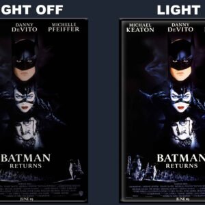 Batman Returns LED Backlit Poster Frame – DC Comics Superhero Movie Display