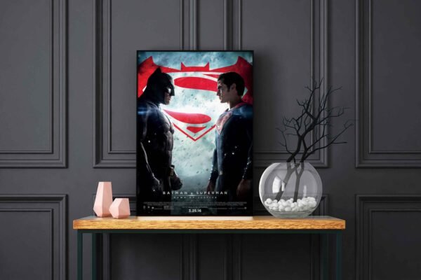 Batman V Superman Dawn Of Justice LED Backlit Poster Frame – Movie Display