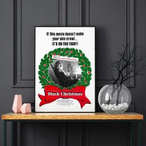 Black Christmas LED Backlit Poster Frame – Movie Display