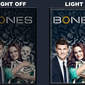 Bones LED Backlit Poster Frame – Crime Investigation TV Series Wall Art