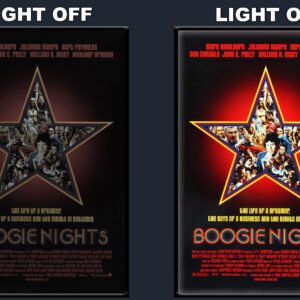 Boogie Nights LED Backlit Poster Frame – Movie Display