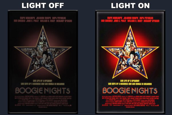 Boogie Nights LED Backlit Poster Frame – Movie Display