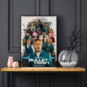 Bullet Train LED Backlit Poster Frame – Movie Display