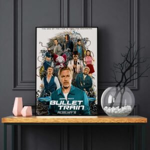 Bullet Train LED Backlit Poster Frame – Movie Display
