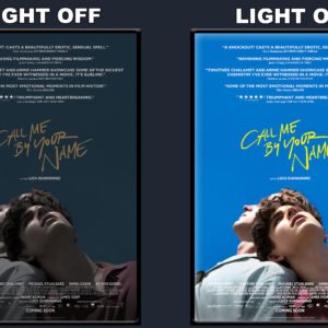 Call Me By Your Name LED Backlit Poster Frame – Movie Display