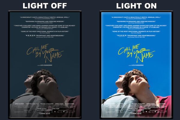Call Me By Your Name LED Backlit Poster Frame – Movie Display