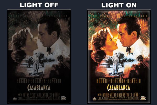 Casablanca LED Backlit Poster Frame – Movie Display
