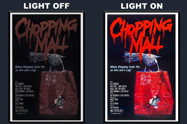 Chopping Mall LED Backlit Poster Frame – Movie Display