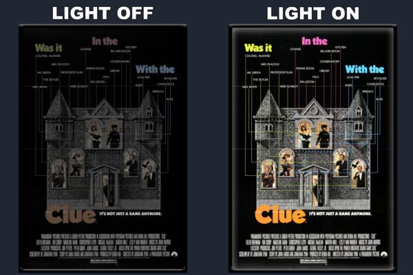 Clue LED Backlit Poster Frame – Movie Display