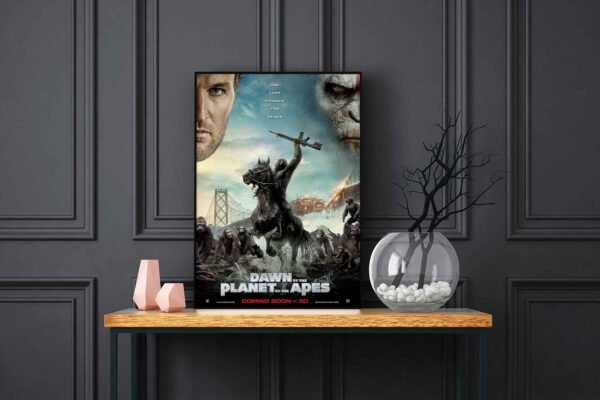 Dawn Of The Planet Of The Apes LED Backlit Poster Frame – Movie Display