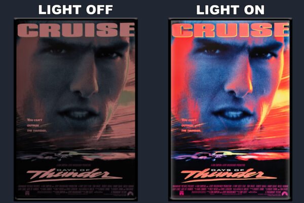 Days Of Thunder LED Backlit Poster Frame – Movie Display