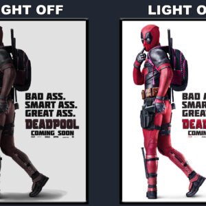 Deadpool A LED Backlit Poster Frame – Movie Display