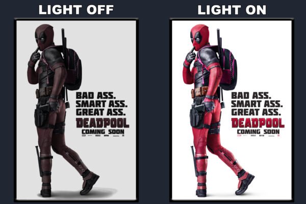 Deadpool A LED Backlit Poster Frame – Movie Display