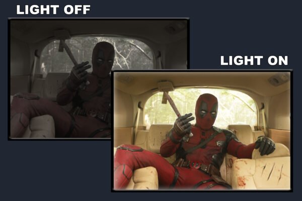 Deadpool Wolverine LED Backlit Poster Frame – Movie Display