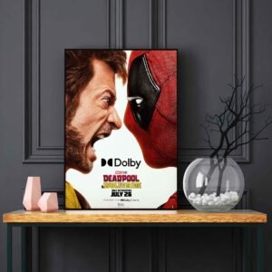 Deadpool Wolverine LED Backlit Poster Frame – Movie Display