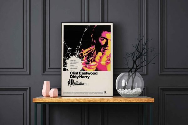 Dirty Harry LED Backlit Poster Frame – Movie Display