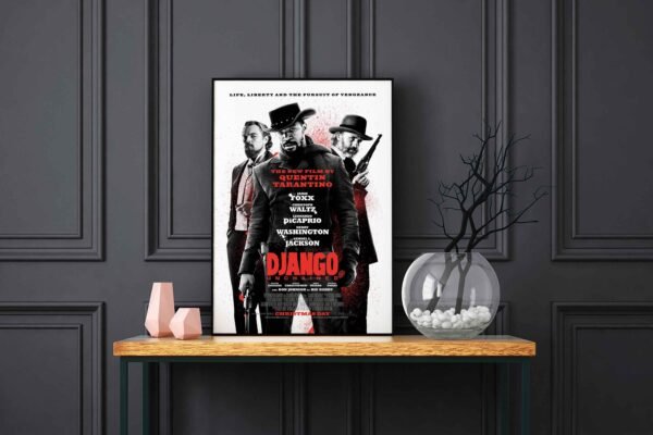 Django Unchained LED Backlit Poster Frame – Movie Display
