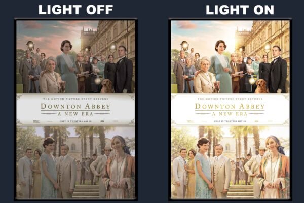 Downton Abbey: A New Era LED Backlit Poster Frame – Period Drama Movie Art