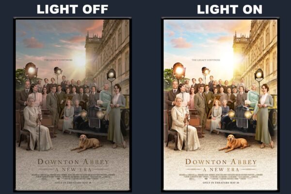 Downton Abbey: A New Era LED Backlit Poster Frame – Period Drama Movie Art