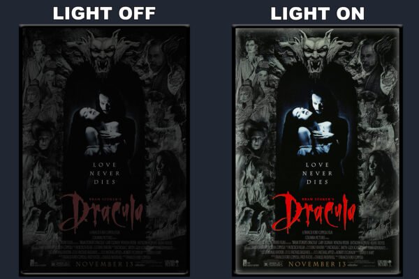 Dracula LED Backlit Poster Frame – Movie Display