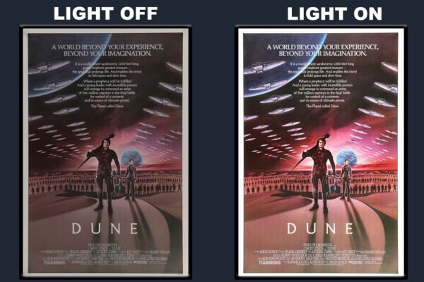 Dune (1984) LED Backlit Poster Frame – Classic Sci-Fi Epic Movie Art