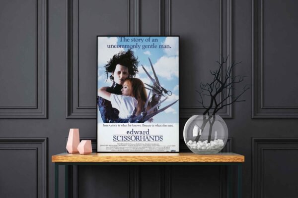 Edward Scissorhands LED Backlit Poster Frame – Movie Display