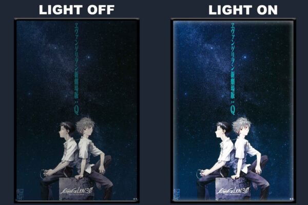 Evangelion: Shin Gekijoban Kyu LED Backlit Poster Frame – Anime Sci-Fi Action Wall Art