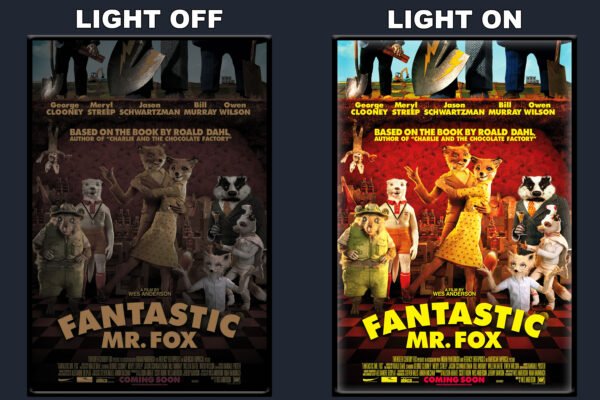 Fantastic Mr Fox LED Backlit Poster Frame – Movie Display