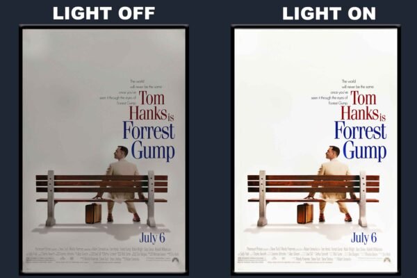 Forrest Gump LED Backlit Poster Frame – Classic Drama Award-Winning Movie Art